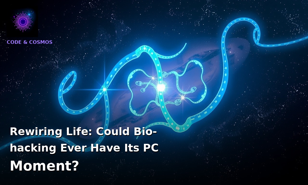Rewiring Life: Could Bio-hacking Ever Have Its PC Moment?