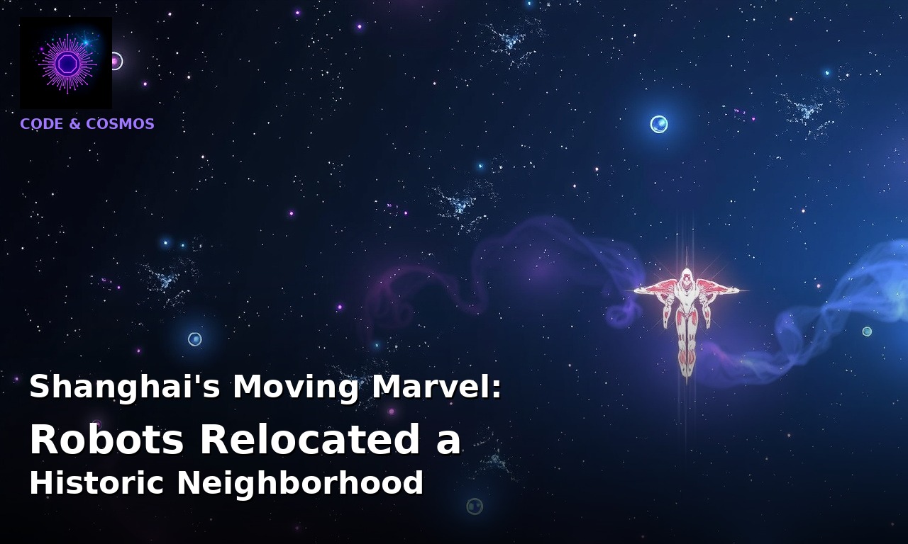 Shanghai's Moving Marvel: Robots Relocated a Historic Neighborhood