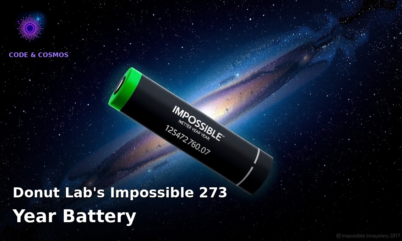 Donut Lab's Impossible 273 Year Battery
