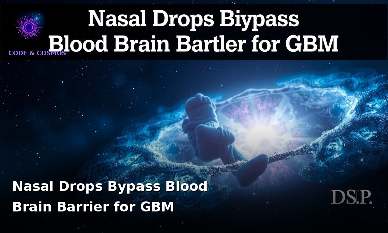 Nasal Drops Bypass Blood Brain Barrier for GBM