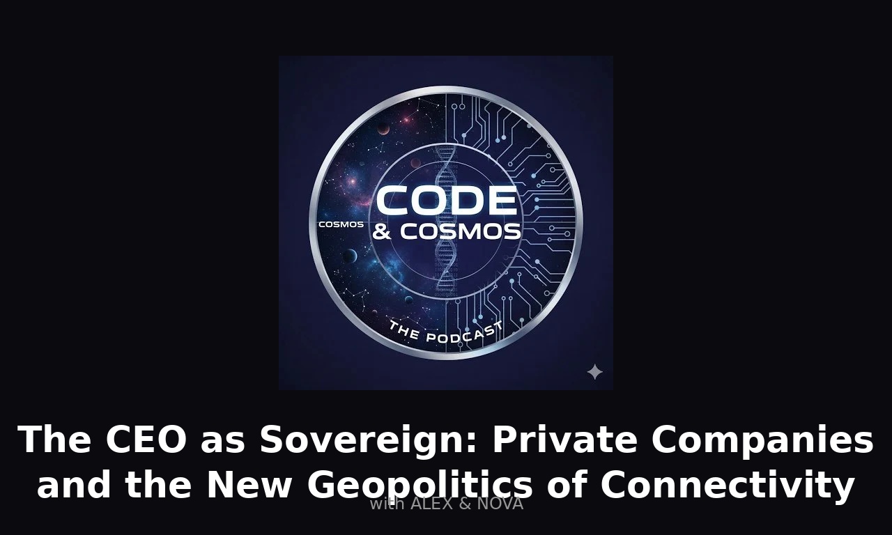 The CEO as Sovereign: Private Companies and the New Geopolitics of Connectivity
